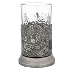 100552 Подстаканник никелированный ПОЧЕТНОМУ КАБЕЛЬЩИКУ