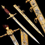   Златоуст Оружие сувенирное КОРТИК "Адмиральский ПЕТР I" в П/У