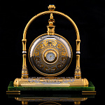 Настольные часы-фляга с нефритом. Златоуст