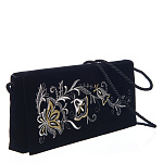 -2000356946302 Сумка "Алисия" бархат+креп Разм. 12*26*2 Мод. 477 Рис. 1493 А, (Т00018912) бар