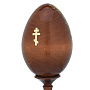 0076717/13см ЯЙЦО ПАСХАЛЬНОЕ С ЛИКОМ "БМ ВЛАДИМИРСКАЯ" на подставке 18см  (дерево), фотография 3. Интернет-магазин ЛАВКА ПОДАРКОВ