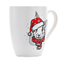 Кружка фарфоровая "Кролик в шапке" 300 мл, фотография 2. Интернет-магазин ЛАВКА ПОДАРКОВ