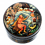 Лаковая миниатюра шкатулка "По щучьему велению". Холуй, фотография 2. Интернет-магазин ЛАВКА ПОДАРКОВ