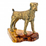 Статуэтка с янтарем "Собака боксер", фотография 5. Интернет-магазин ЛАВКА ПОДАРКОВ