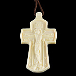 Крест со спасителем (бивень мамонта)