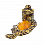 Статуэтка с янтарем "Терьер", фотография 1. Интернет-магазин ЛАВКА ПОДАРКОВ