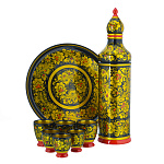 202798 Хохлома Набор для вина МУЗЫК ПРЕДАНИЕ СТАРИНЫ №2.8пр. (в/кат) 6384000008