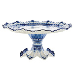 Пасхальница-тортница "Ажурная". Гжель