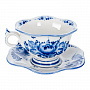 Чайная пара 250 мл "Грация". Гжель, фотография 1. Интернет-магазин ЛАВКА ПОДАРКОВ