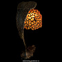 Комплект из двух настольных ламп из янтаря и бронзы "Орел", фотография 4. Интернет-магазин ЛАВКА ПОДАРКОВ