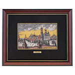 /21*40см Офорт цветной "Иван Великий. Церкви и соборы Кремля"