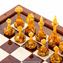 Шахматы с полем из камня и фигурами из янтаря, фотография 7. Интернет-магазин ЛАВКА ПОДАРКОВ