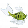 Стеклянная статуэтка "Рыбка", фотография 1. Интернет-магазин ЛАВКА ПОДАРКОВ