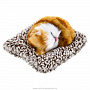 Игрушка из меха "Кошка на подушке", фотография 4. Интернет-магазин ЛАВКА ПОДАРКОВ
