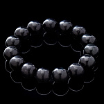 0058918 БРАСЛЕТ НЕФРИТОВЫЙ ШАРЫ Нефрит черный 12мм