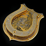  Златоуст Сувенир ПОДКОВА-СТУЧАЛКА 16*20см в П/У в ассортименте