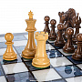 Шахматы с перламутром и деревянными фигурами "Стаунтонт" 45х45 см, фотография 6. Интернет-магазин ЛАВКА ПОДАРКОВ