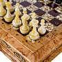 Шахматный ларец из карельской березы с фигурами из янтаря, фотография 5. Интернет-магазин ЛАВКА ПОДАРКОВ