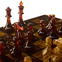 Шахматы с янтарными фигурами 30х30 см, фотография 8. Интернет-магазин ЛАВКА ПОДАРКОВ