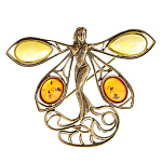 0045368/624.4 Брошь Стрекоза Фея (комбинированный)