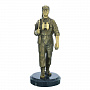 200599 Бронза Статуэтка "ПОГРАНИЧНИК" (4.233.0), фотография 3. Интернет-магазин ЛАВКА ПОДАРКОВ