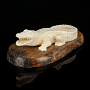 Скульптура из кости "Крокодил" , фотография 2. Интернет-магазин ЛАВКА ПОДАРКОВ