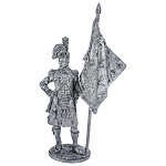 0080114 Олов.мин.некраш 6-11мм Офицер знам. 42-го Кор.хайлэндского полка Великобритания 1806-15гг