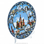 Сувенирная тарелка "Москва" 20 см, фотография 2. Интернет-магазин ЛАВКА ПОДАРКОВ