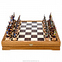 Шахматы деревянные с оловянными фигурами "Бородинское сражение", фотография 3. Интернет-магазин ЛАВКА ПОДАРКОВ
