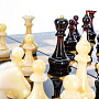 Шахматы с инкрустацией и фигурами из янтаря "Арабески-Тина" 56х56 см, фотография 8. Интернет-магазин ЛАВКА ПОДАРКОВ