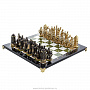 Шахматы из камня с бронзовыми фигурами "Нефтяники", фотография 6. Интернет-магазин ЛАВКА ПОДАРКОВ