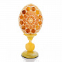 Яйцо пасхальное из янтаря "Узор", фотография 1. Интернет-магазин ЛАВКА ПОДАРКОВ