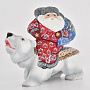 Скульптура "Дед Мороз с подарками на белом медведе", фотография 2. Интернет-магазин ЛАВКА ПОДАРКОВ