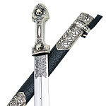 0090160 Оружие сувенирное КИНЖАЛ МИНИ Эмаль-Кожа 45**3 см