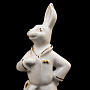 Статуэтка "Заяц с елочкой". ИФЗ, фотография 4. Интернет-магазин ЛАВКА ПОДАРКОВ