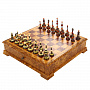 Шахматный ларец из березового капа с янтарными фигурами, фотография 6. Интернет-магазин ЛАВКА ПОДАРКОВ