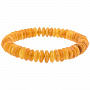 Браслет из натурального янтаря "Шайбы", фотография 2. Интернет-магазин ЛАВКА ПОДАРКОВ