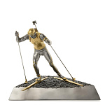 0034734 Скульптура "Биатлонист в движении" 