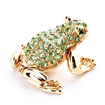 0023737 Традиции ФАБЕРЖЕ Сувенир-ШКАТУЛКА "ЛЯГУШКА КВАКША" В13-20-08