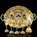 0039156/99-4 Златоуст питейный Набор со штофом (хрусталь)