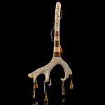  КОСТЬ "УРЫЛДЫЧ",рог лося. рог горного барана, камчат. каменная береза