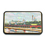 Шкатулка с художественной росписью "Москва. Теплоход", фотография 3. Интернет-магазин ЛАВКА ПОДАРКОВ