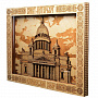Панно "Исаакиевский собор" 35,5 х 27 см, фотография 1. Интернет-магазин ЛАВКА ПОДАРКОВ