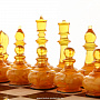 Шахматный ларец с янтарными фигурами "Королевский" 48х48 см, фотография 13. Интернет-магазин ЛАВКА ПОДАРКОВ