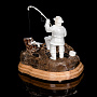 Скульптура из кости "Мечта рыбака", фотография 4. Интернет-магазин ЛАВКА ПОДАРКОВ