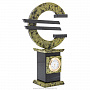 Часы настольные из натурального камня "Евро", фотография 2. Интернет-магазин ЛАВКА ПОДАРКОВ