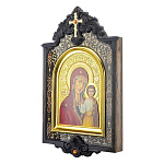 0037175 КИОТ С ИКОНОЙ (№12)  в кейсе (янтарь)