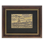 /17*22см Офорт черно-белый "Военно-морской флот"