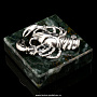 Сувенир серебряный "Рак" на камне, фотография 1. Интернет-магазин ЛАВКА ПОДАРКОВ
