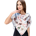 007108901 ПЛАТОК шелк 100% 89*89см ручной подшив в П/У